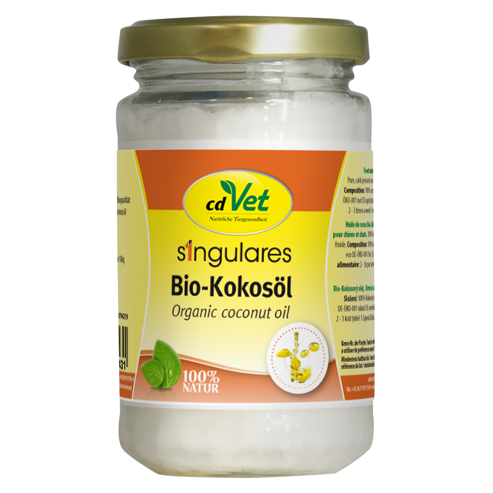cdVet Singulares Bio-Kokosöl 200 ml - Die-Fell-Nasen.com