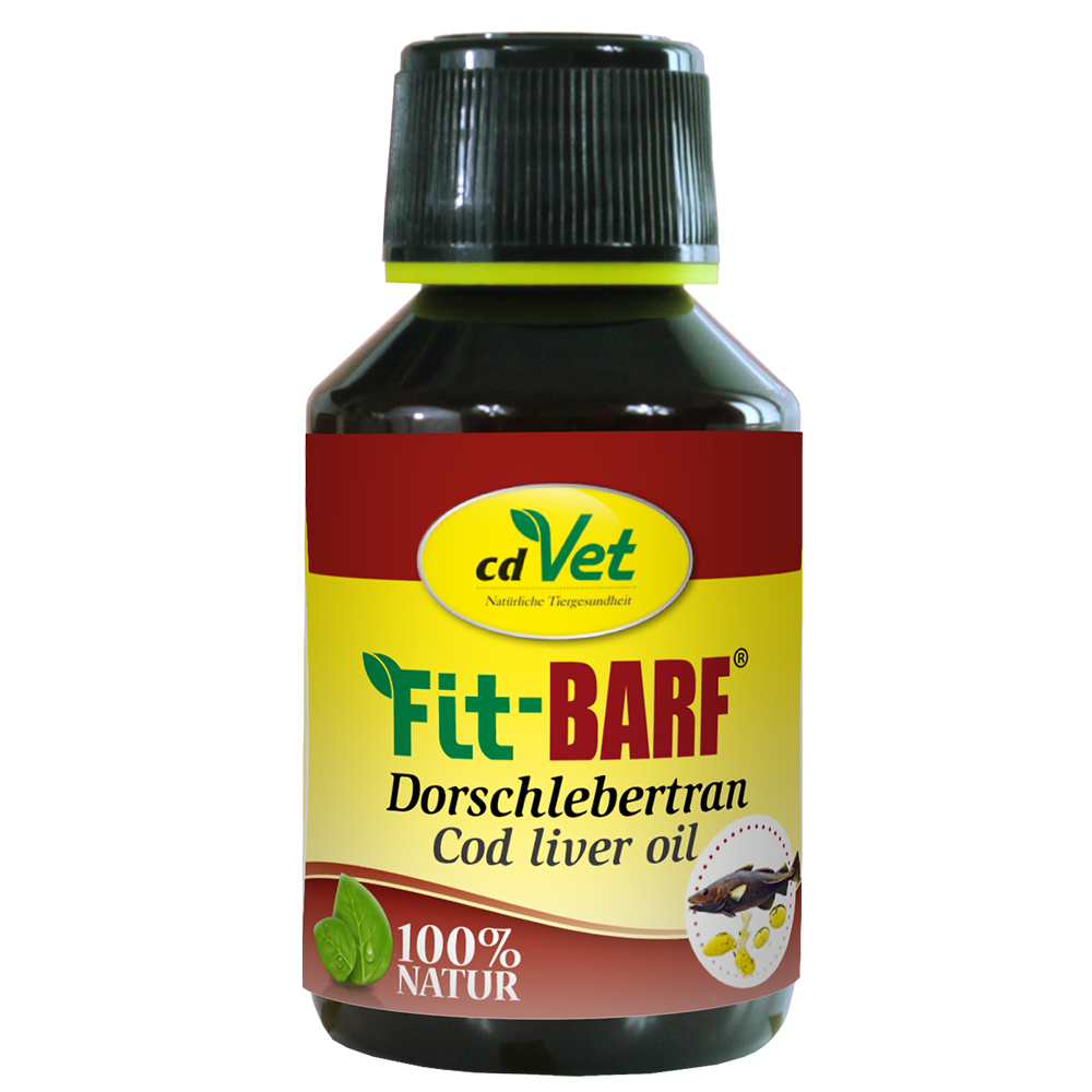 cdVet Fit-BARF Dorschlebertran 100 ml - Die-Fell-Nasen.com