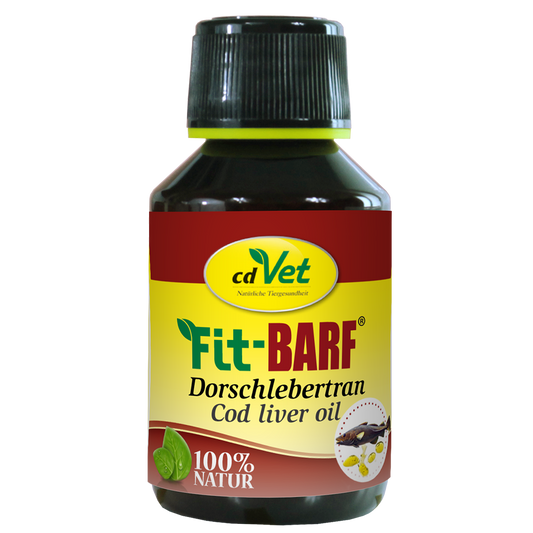 cdVet Fit-BARF Dorschlebertran 100 ml - Die-Fell-Nasen.com
