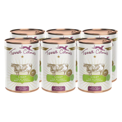 Terra Canis Menü Light Rind mit Kürbis, Mango & Artischocke