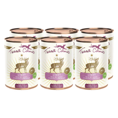 Terra Canis Menü Light Wild mit Gurke, Pfirsich und Löwenzahn