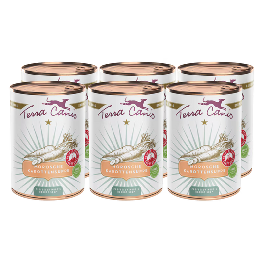 Terra Canis Menü Schonkost Morosche Karottensuppe