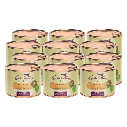 Terra Canis Menü Classic Huhn mit Tomate, Amaranth & Basilikum