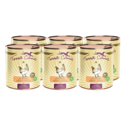 Terra Canis Menü Classic Huhn mit Tomate, Amaranth & Basilikum