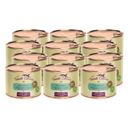 Terra Canis Menü Classic Kaninchen mit Zucchini, Amaranth & Kerbel