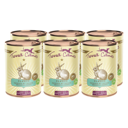 Terra Canis Menü Classic Kaninchen mit Zucchini, Amaranth & Kerbel