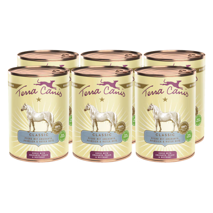 Terra Canis Menü Classic Pferd mit Amaranth, Pfirsich & Roter Beete