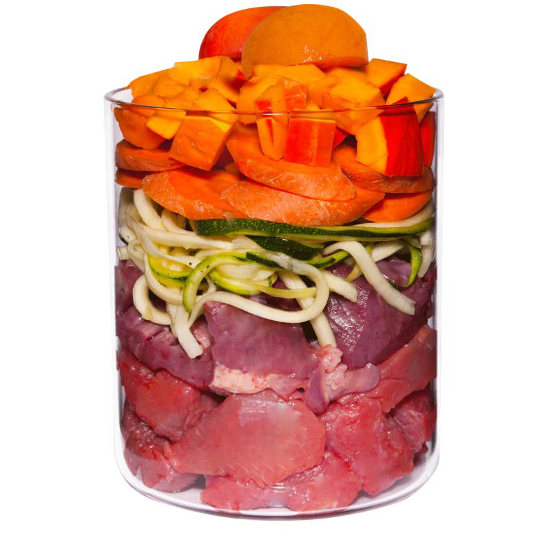 Terra Canis Menü - Getreidefrei- Kaninchen mit Zucchini, Aprikose und Bohnenkraut