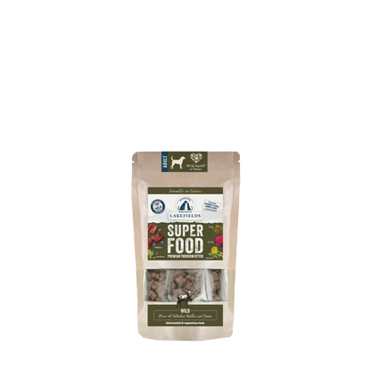 Lakefields SUPERFOOD Premium Hirsch Komplettmenü – Getreidefrei Trockenfutter für Hunde
