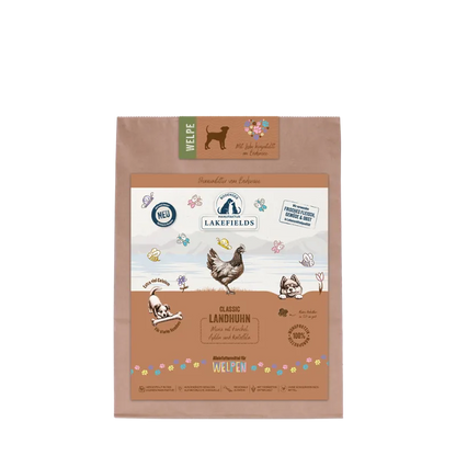 LANDHUHN Puppy Hondenvoer met Kip, Venkel, Appel & Aardappel