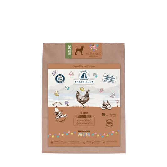 LANDHUHN Puppy Hondenvoer met Kip, Venkel, Appel & Aardappel